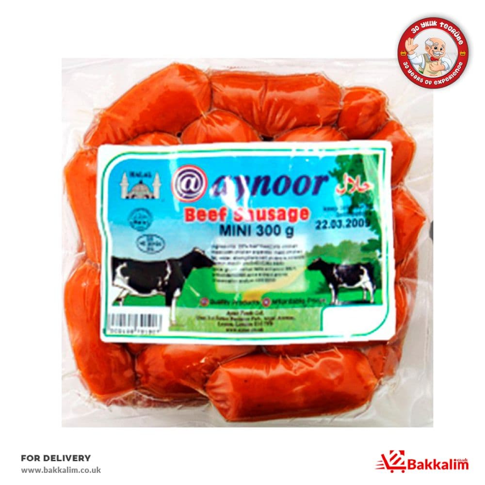 Aynoor 300 Gr Helal Mini Sığır Sosis