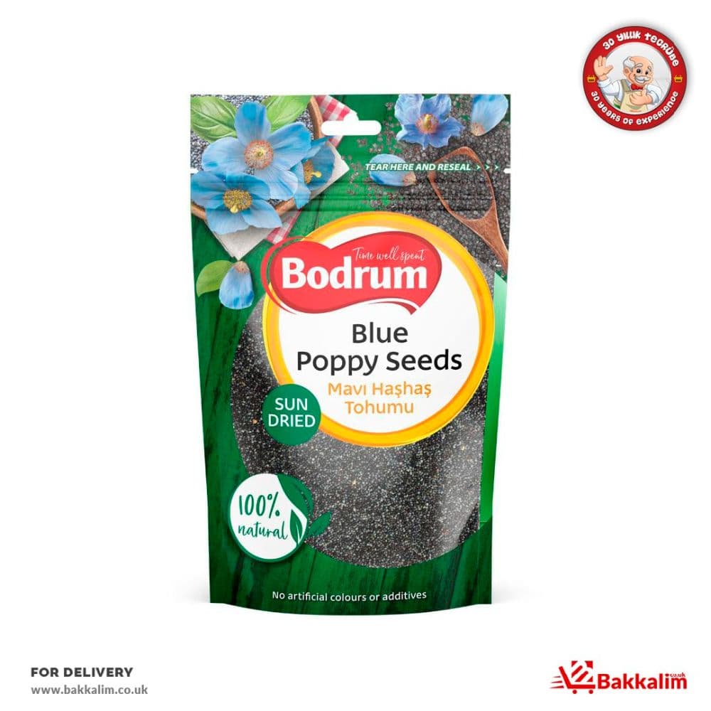 Bodrum 100 Gr Mavi Haş Haş Tohumu