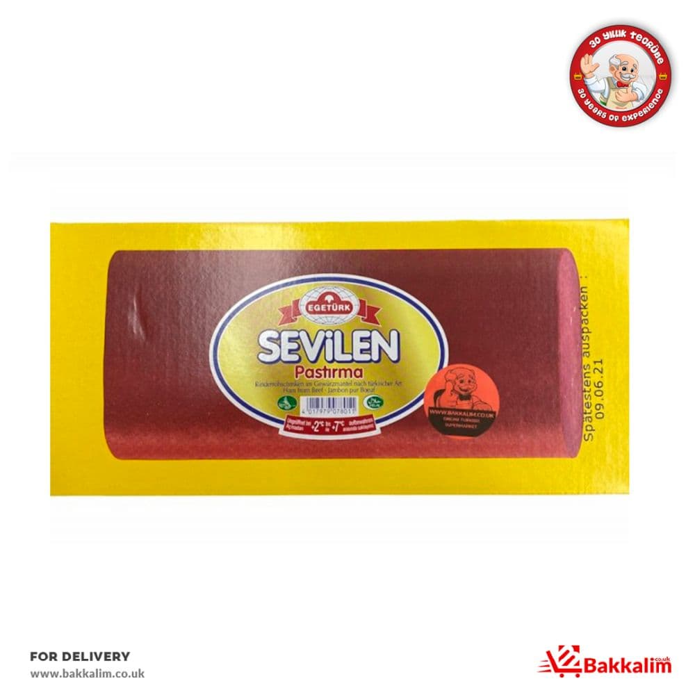 Egetürk 1000 Gr Sevilen Pastırma