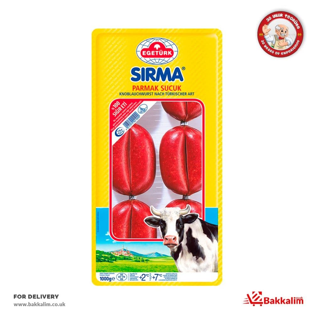 Egetürk 1000 Gr Sırma Parmak Sucuk