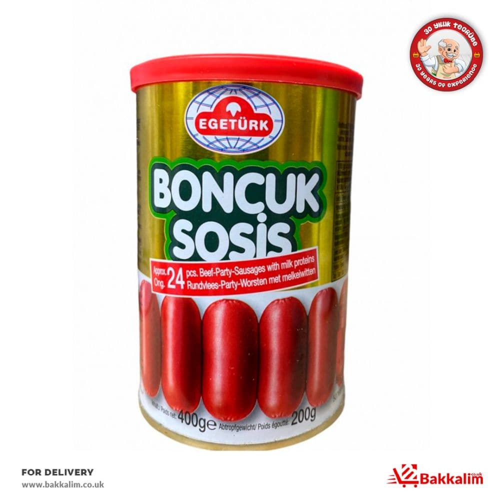 Egetürk 400 Gr 24 Adet Boncuk Sosis