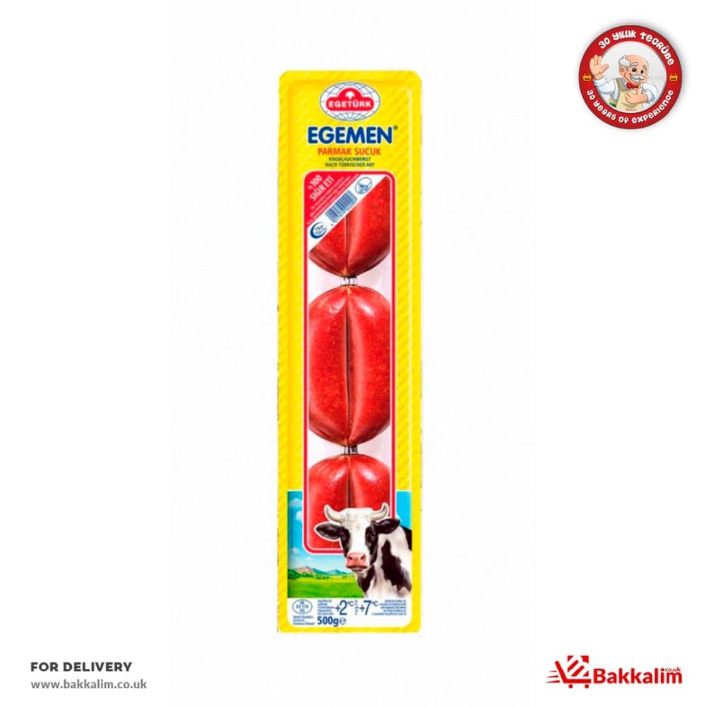 Egeturk 500 Gr Egemen Parmak Sucuk Acılı