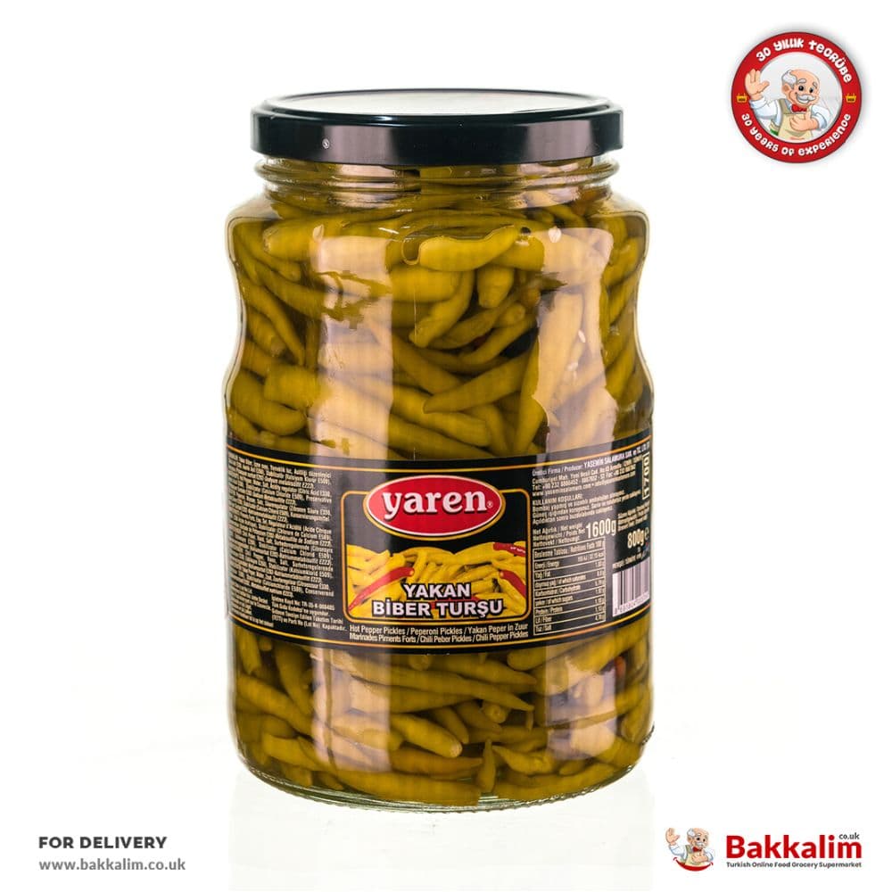 Yaren Net 800 G Extra Hot Pickled Pepper