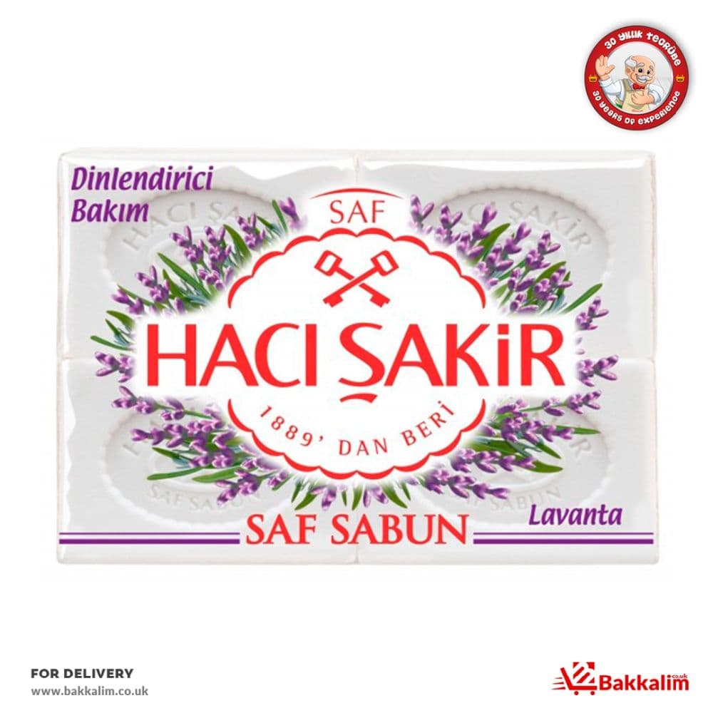 Hacı Şakir 175 Gr 4 Adet Dinlendirici Lavanta Saf Sabun 