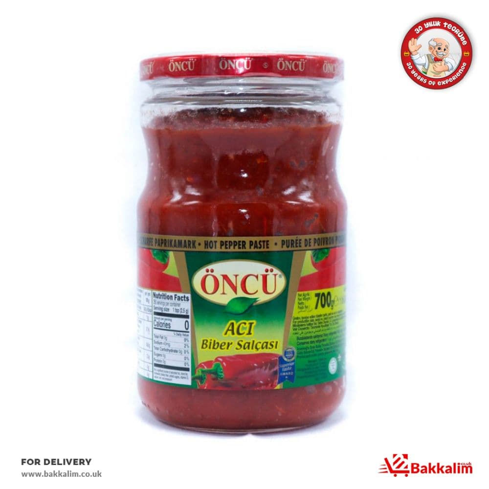 Öncü 700 Gr Acı Biber Salçası 