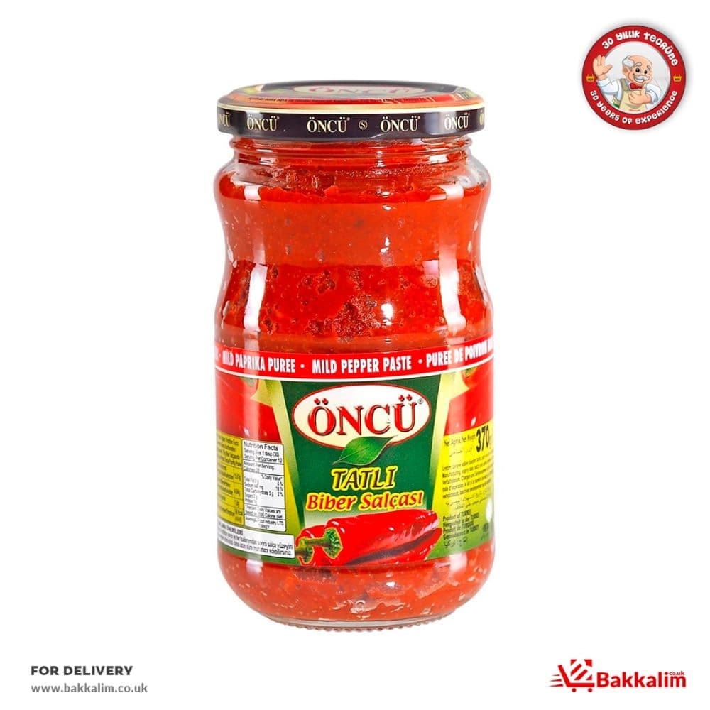 Oncu 370 Gr Mild Pepper Paste 