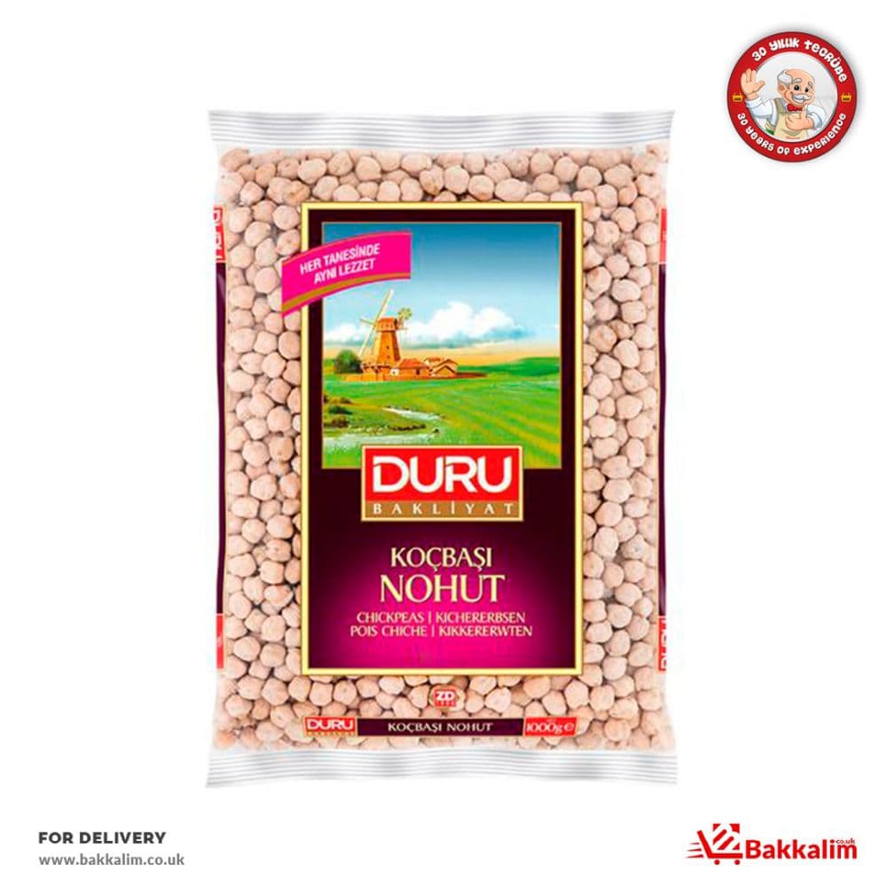 Duru 1000 Gr (8mm) Yerli Koçbaşı Nohut  
