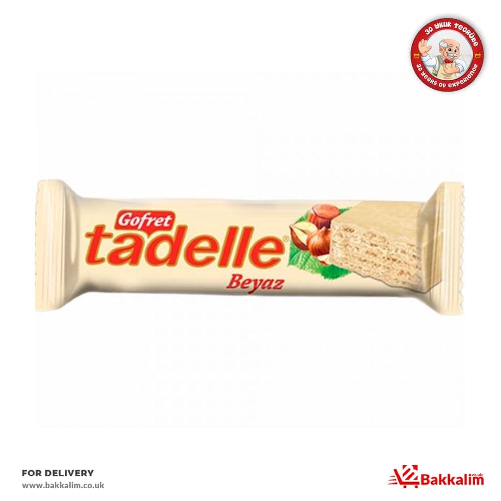 Tadelle 30 Gr Beyaz Çikolata Kaplı Fındık Kremalı Gofret