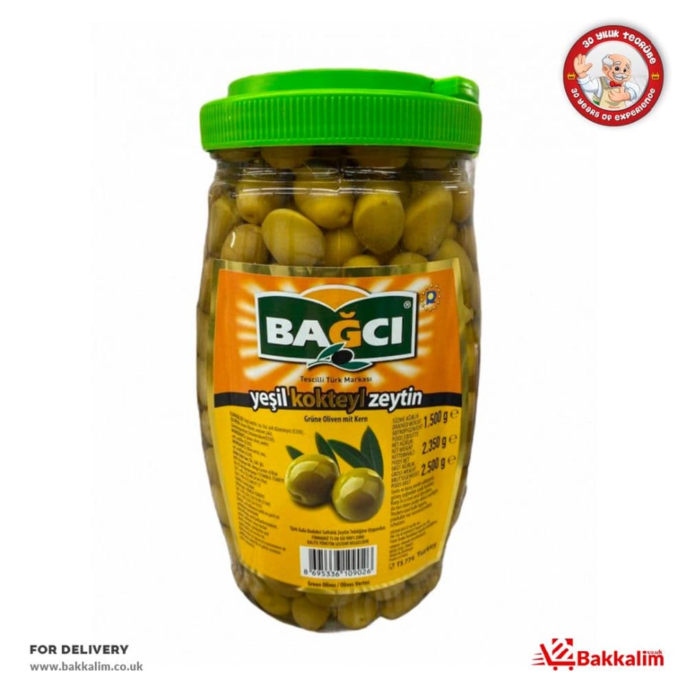 Bağcı 2500 Gr Yeşil Kokteyl Zeytin 