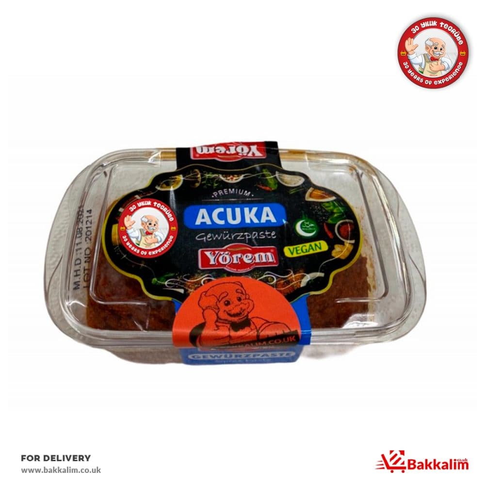 Yorem 200 Gr Acuka Spice Paste  Vegan 