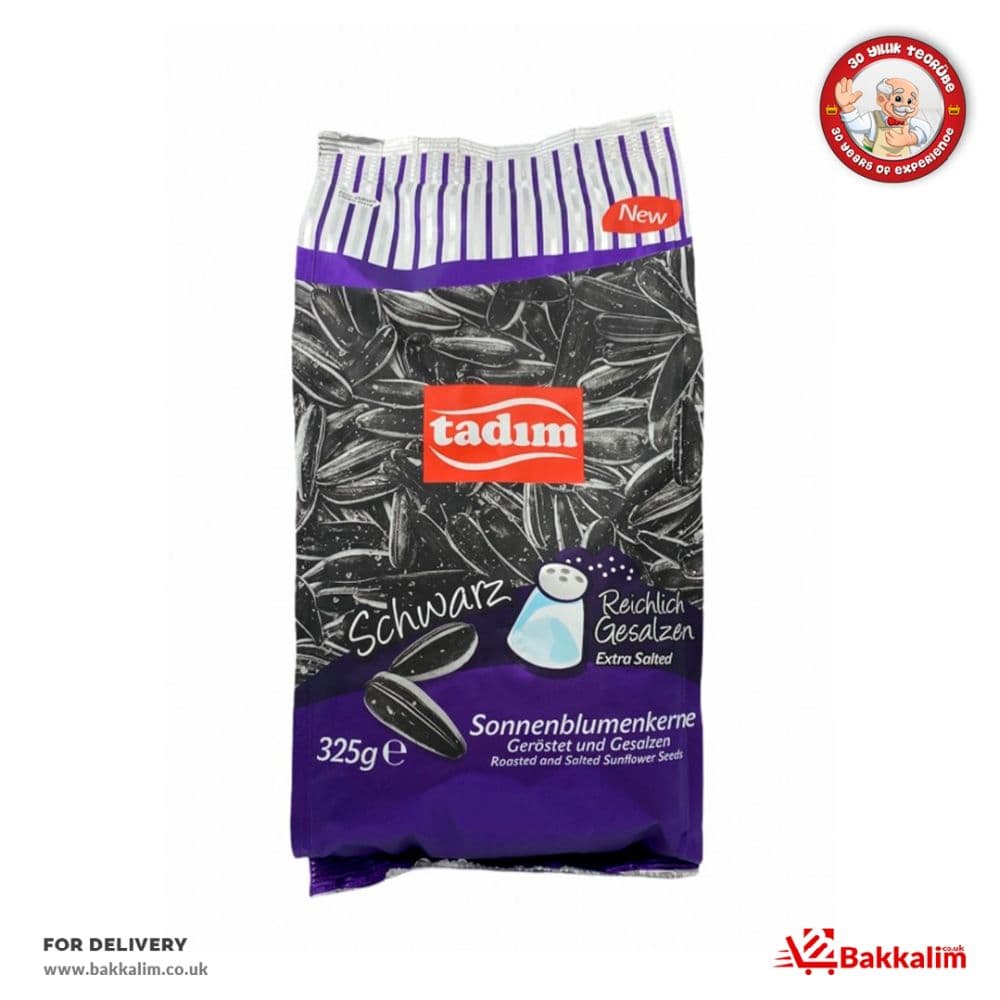 Tadim 270 G Roasted Black Sunflower Seeds Extra Salted 