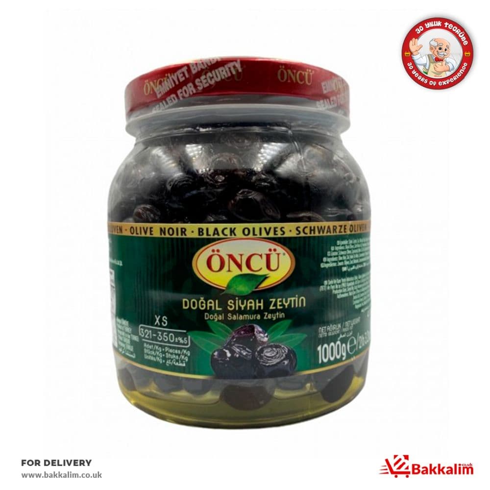 Öncü 1000 Gr XS Doğal Siyah Zeytin  