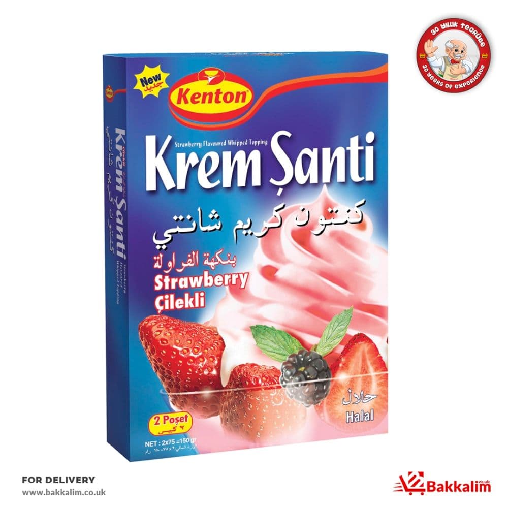 Kenton 150 Gr Çilekli Krem Şanti  