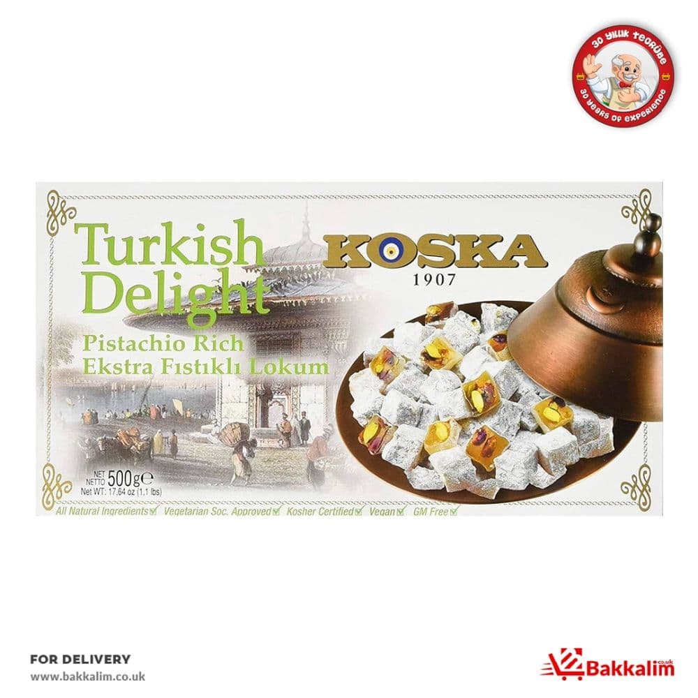 Koska 500 Gr Ekstra Fıstıklı Lokum  