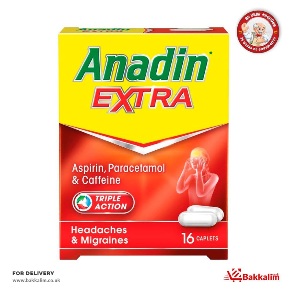 Anadin 12 Adet Extra Aspirin Paracetemol 