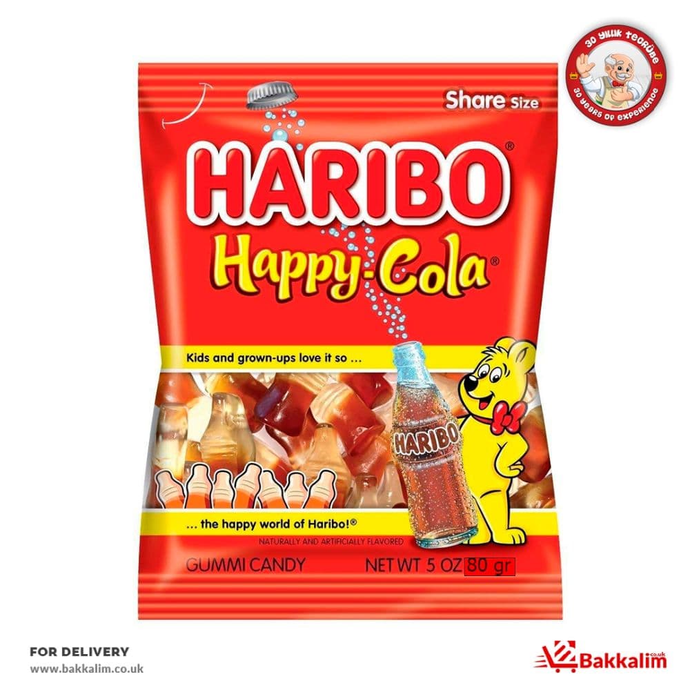 Haribo 80 Gr Happy Cola 