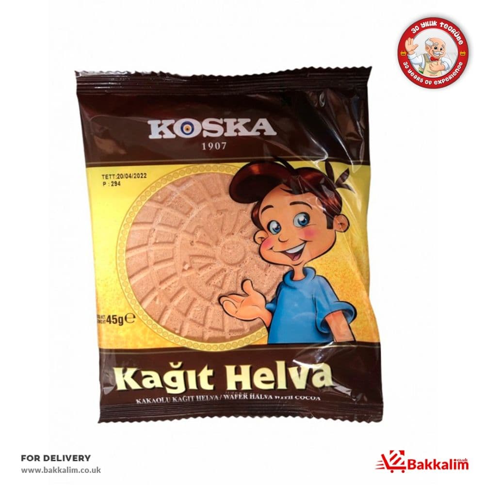 Koska 45 Gr Wafer Halva With Cocoa 