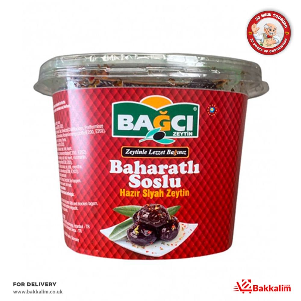 Bağcı 400 Gr Baharatlı Soslu Siyah Zeytin
