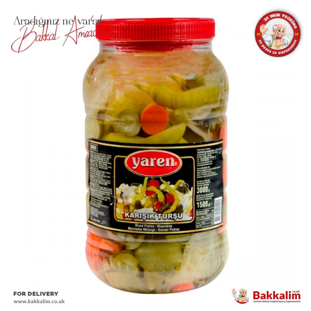 Yaren 3000 Gr Karışık Turşu