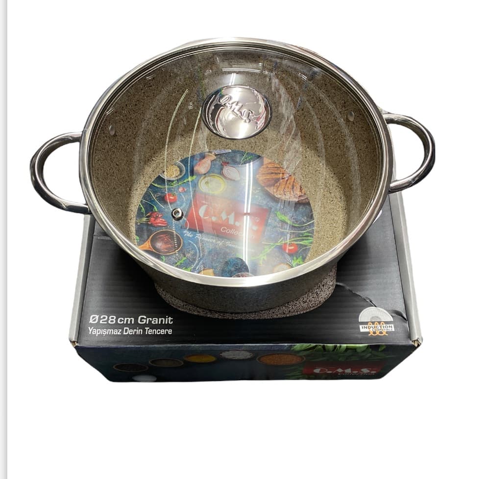 Oms 28cm Granit Tencere 