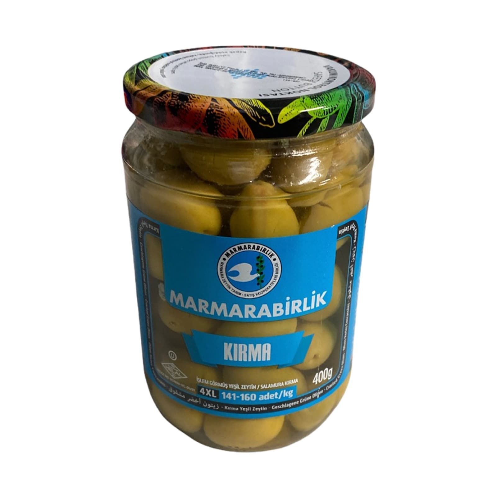 Marmarabirlik Kırma Yeşil Zeytin 400 Gr