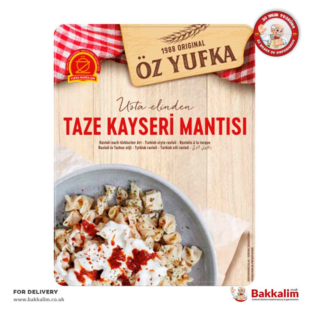 Öz Yufka 500 Gr Taze Kayseri Mantısı