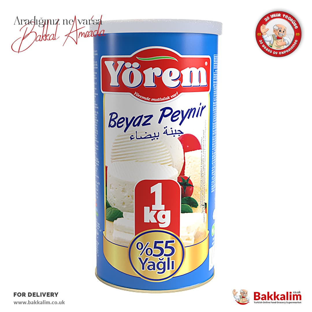 Yörem N1000 Gr %55 Yağlı Beyaz Peynir