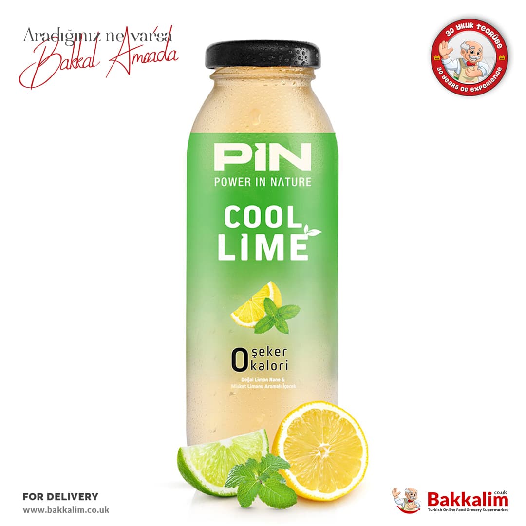 Pin Misket Limon Naneli Yeşil Çay 250 ml