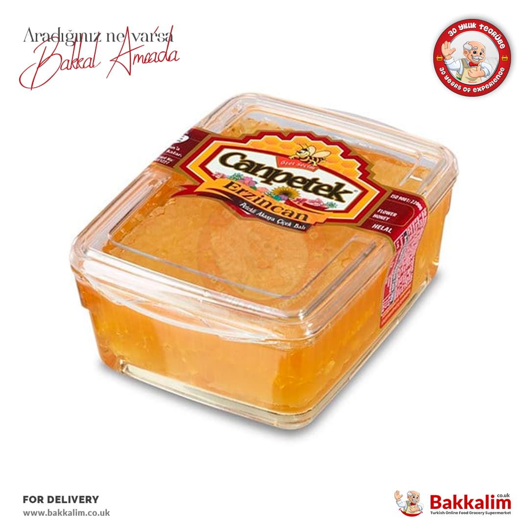 Canpetek Doğal Petekli Çiçek Balı 250 Gr