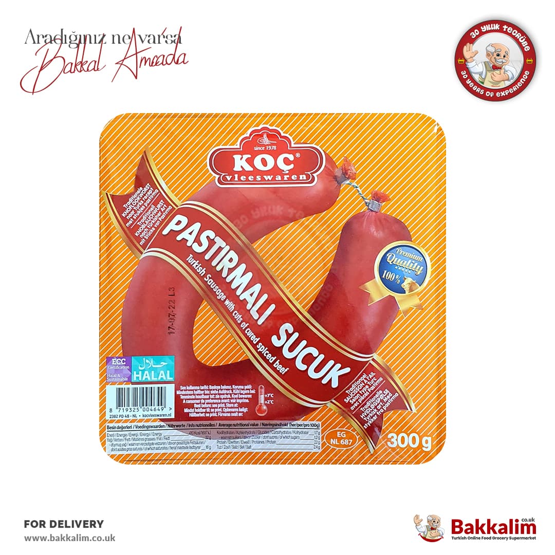 Koç Pastırmalı Sucuk 300 Gr
