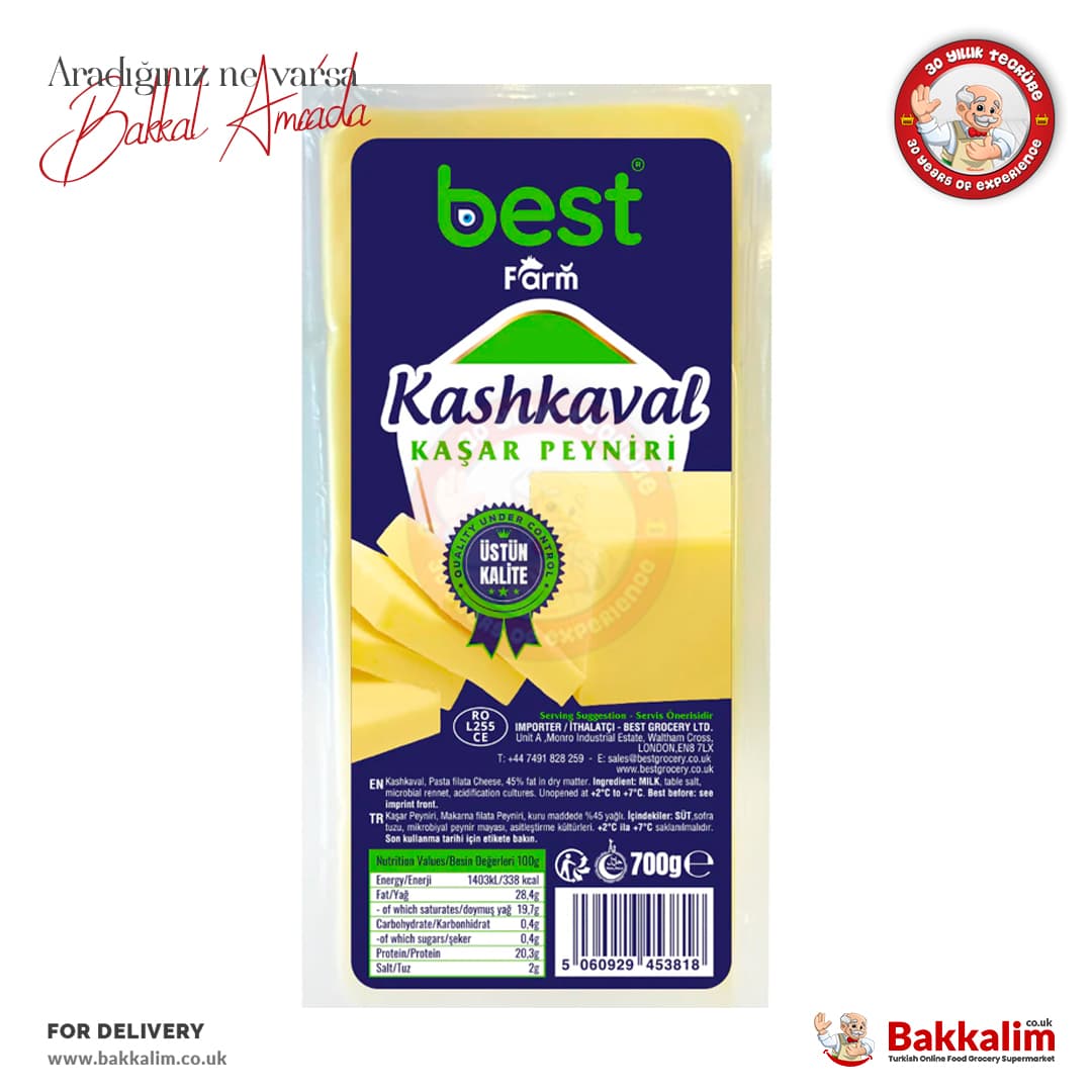 Best Farm Kaşar Peyniri 700 Gr