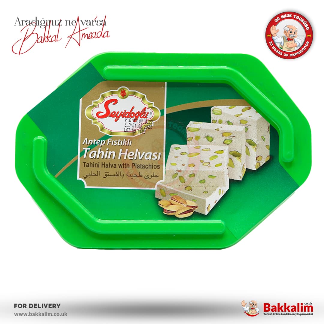 Seyidoğlu Antep Fıstıklı Tahin Helvası 600 Gr