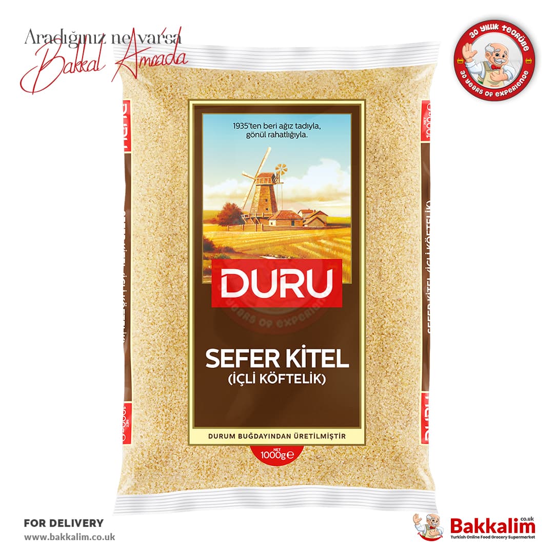 Duru İçli Köftelik Bulgur 1000 Gr