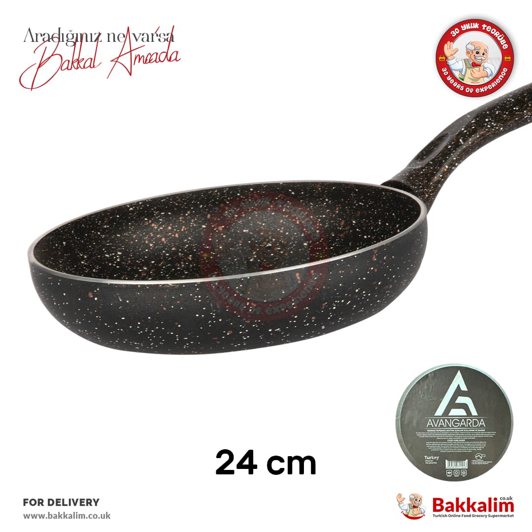 Avangarda 24 cm Frying Pan Non Stick Aluminium - Granite