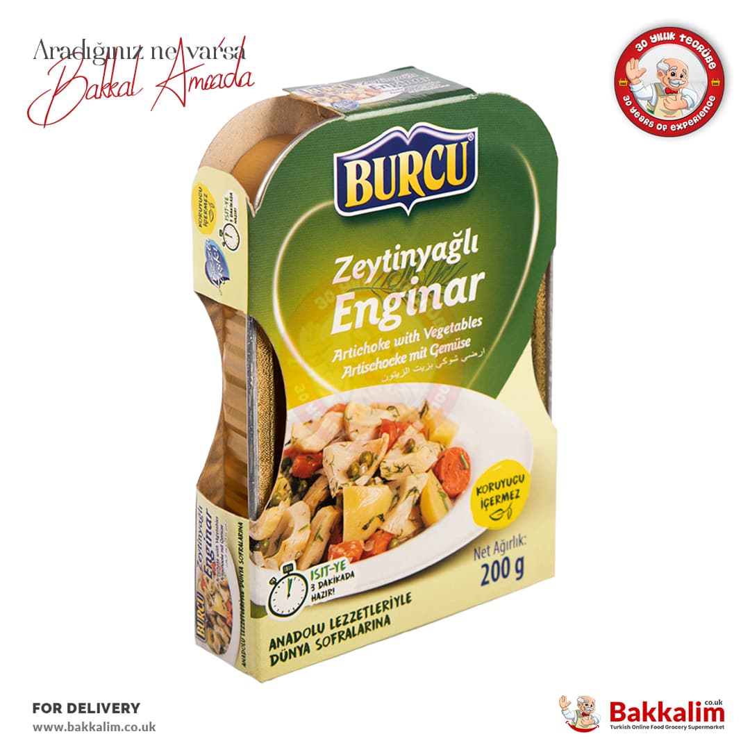 Burcu Zeytinyağlı Enginar 200 Gr