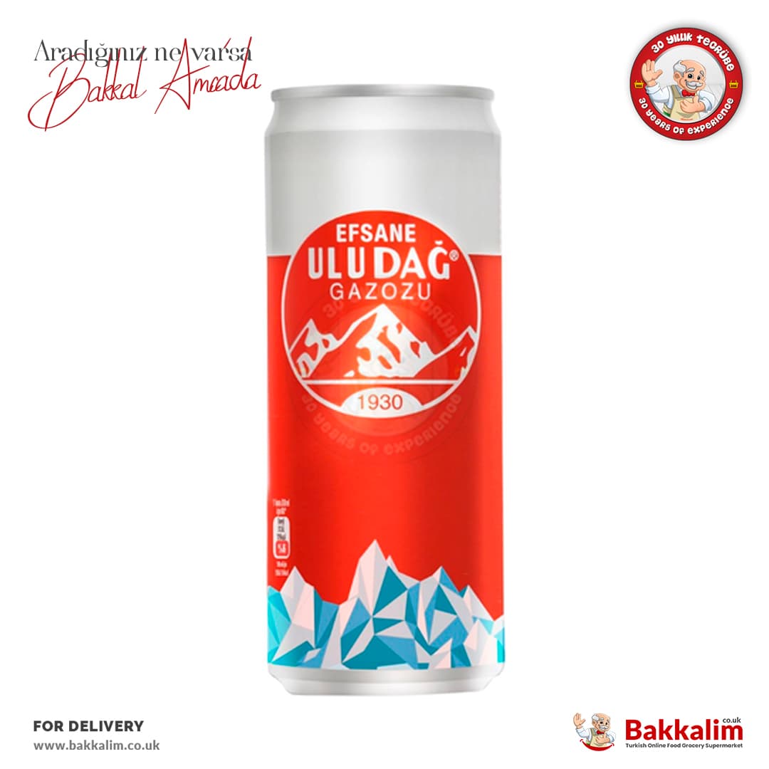 Uludag Plain Soda Gazoz 330 ml