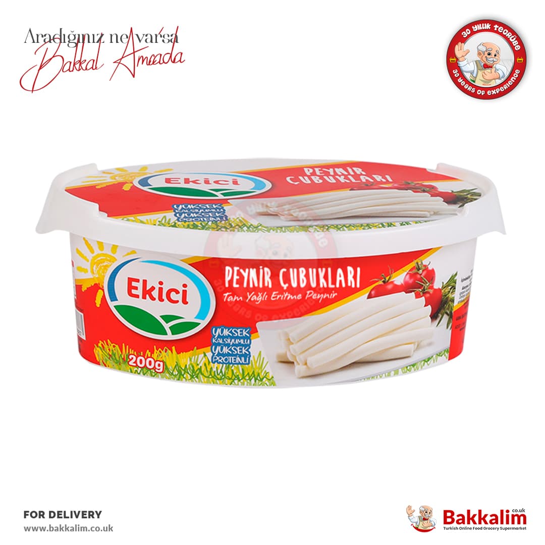 Ekici Peynir Çubukları Tam Yağlı Peynir 200 G