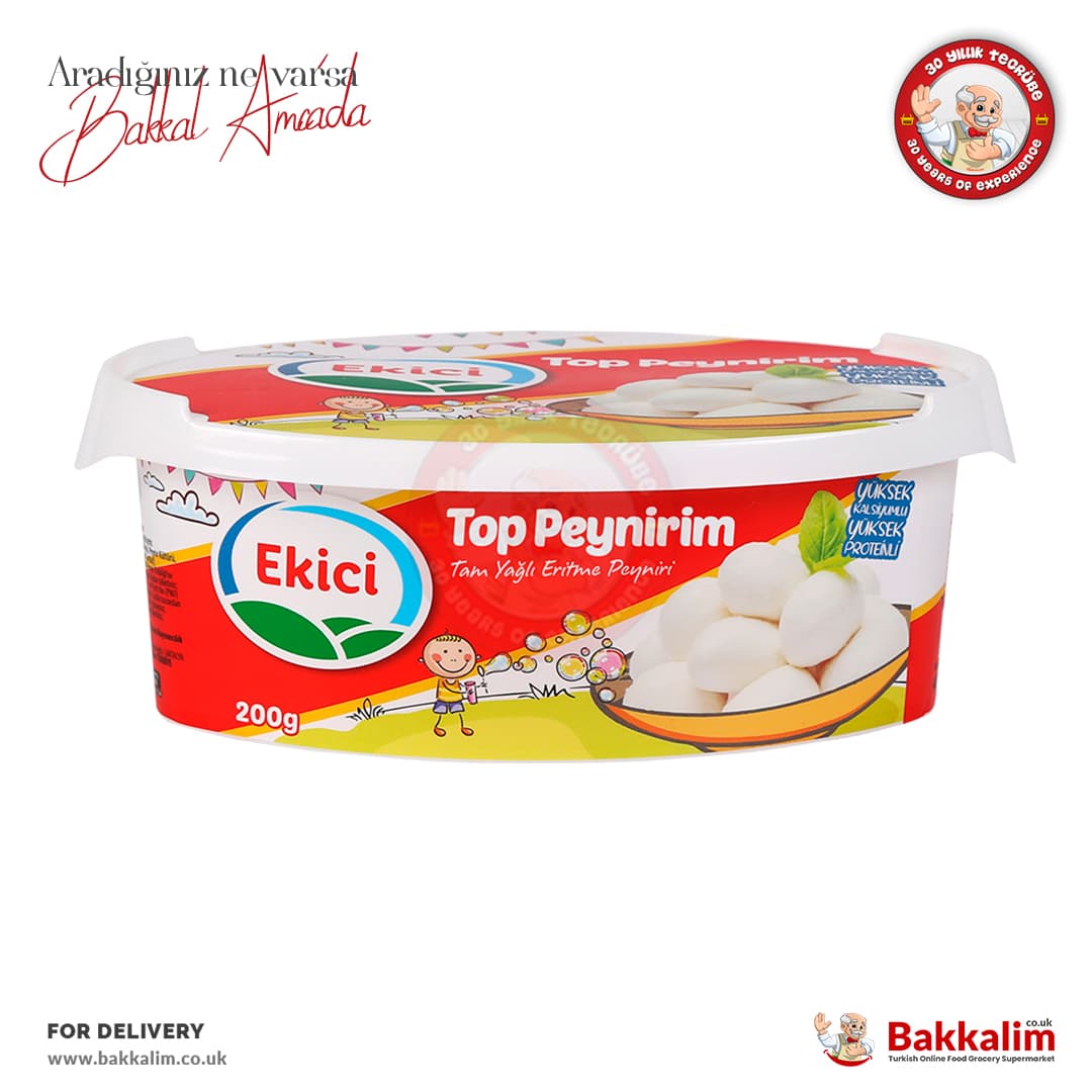 Ekici Top Peynirim Tam Yağlı Peynir 200 G