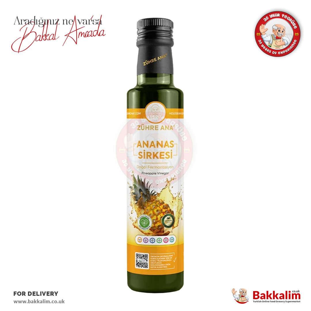 Zühre Ana Ananas Sirkesi Doğal 500 ml