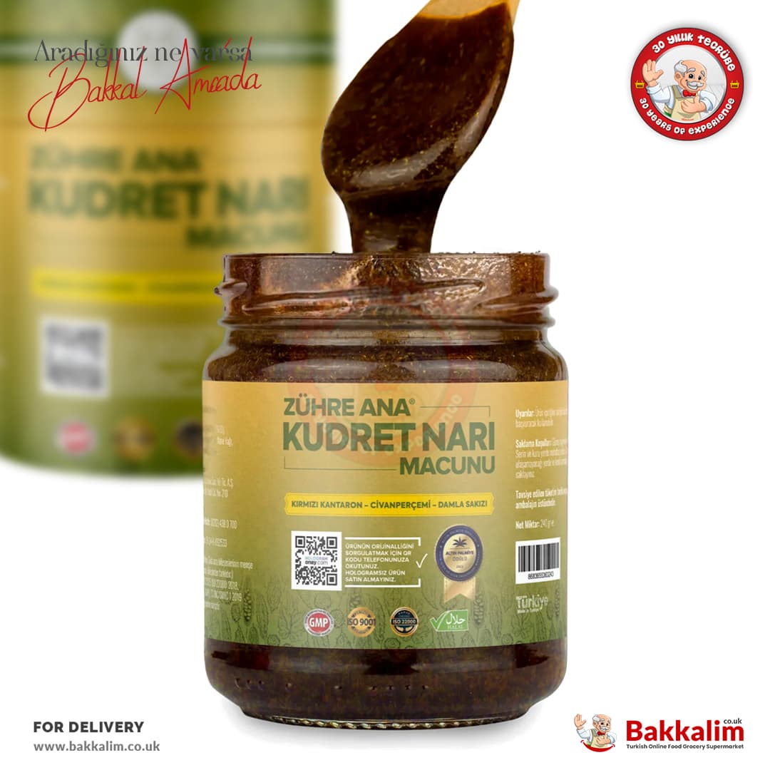 Zühre Ana Kudret Narı Macunu Doğal 240 G