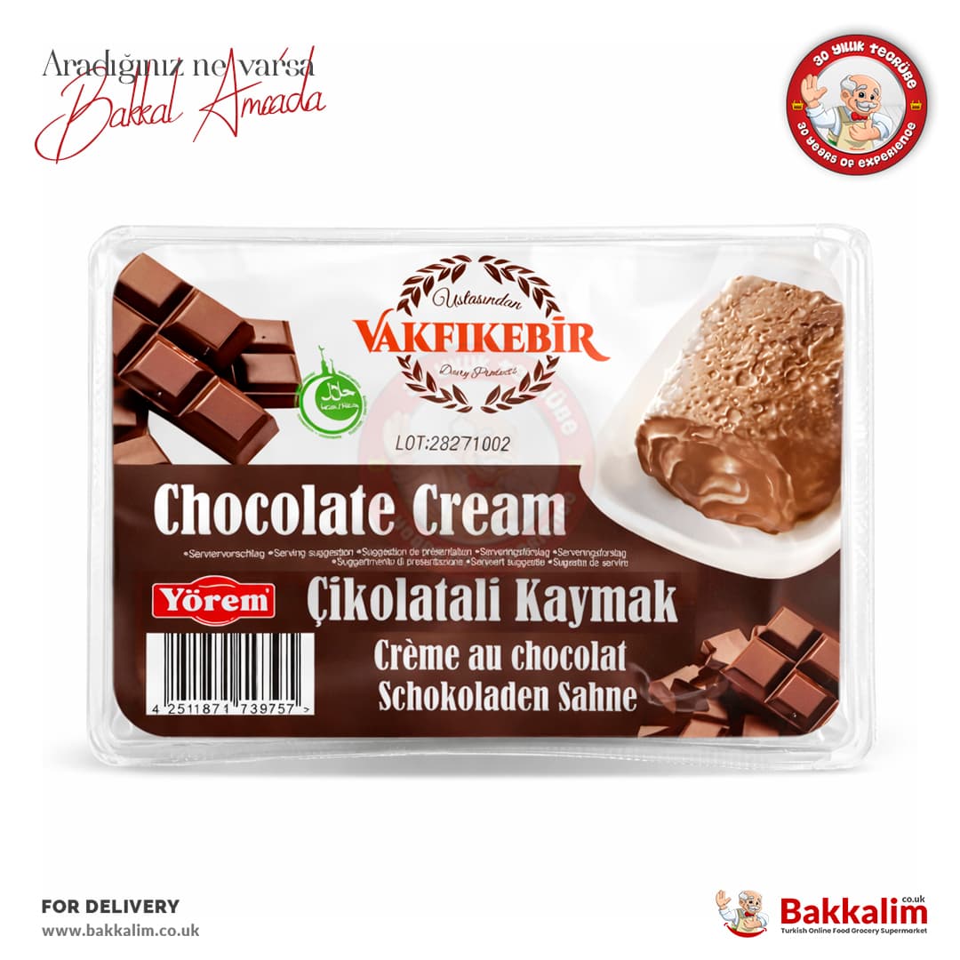Yörem Vakfıkebir Çikolatalı Rulo Kaymak 150 Gr