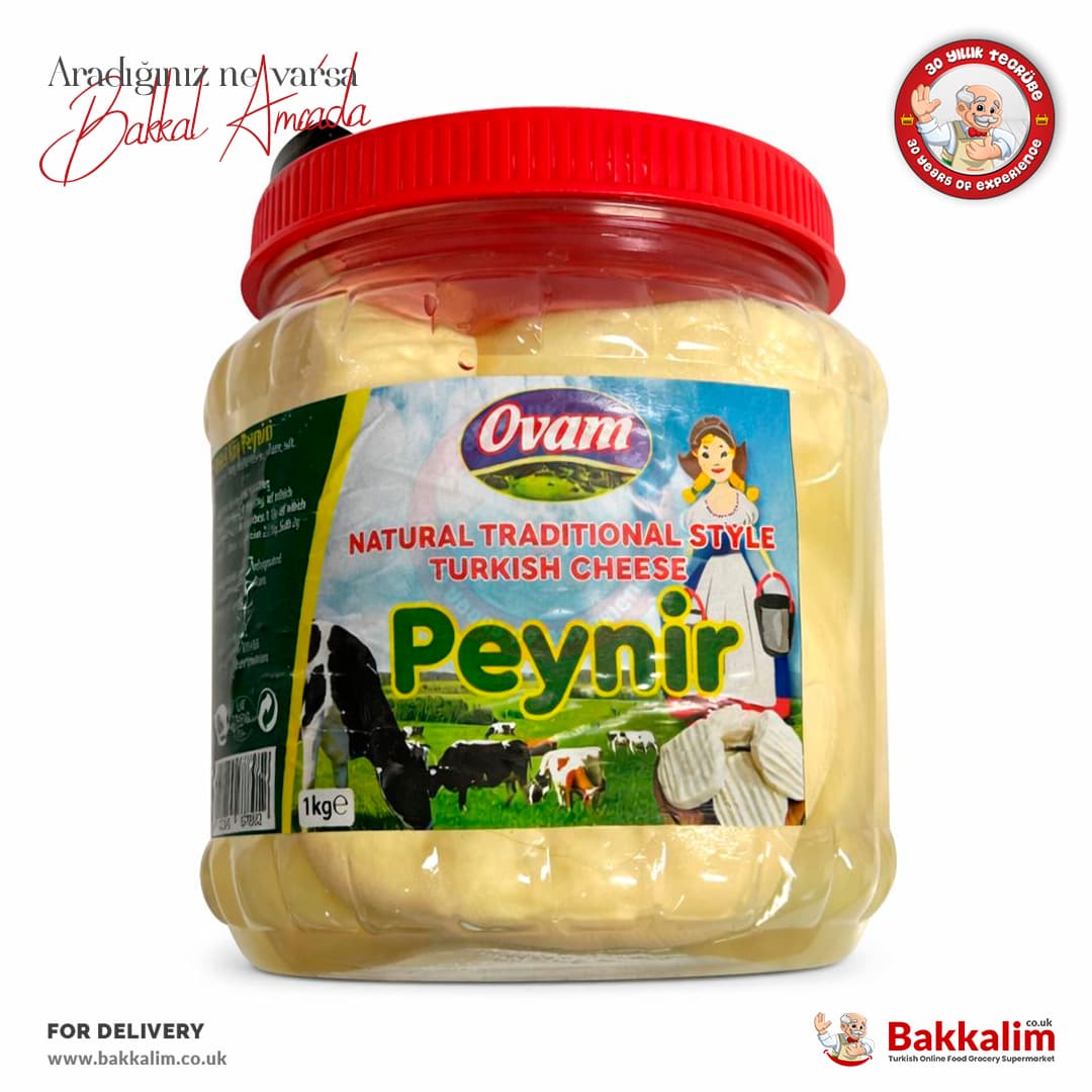 Ovam Natural Village Cheese Turkish Traditional Style 1000 G