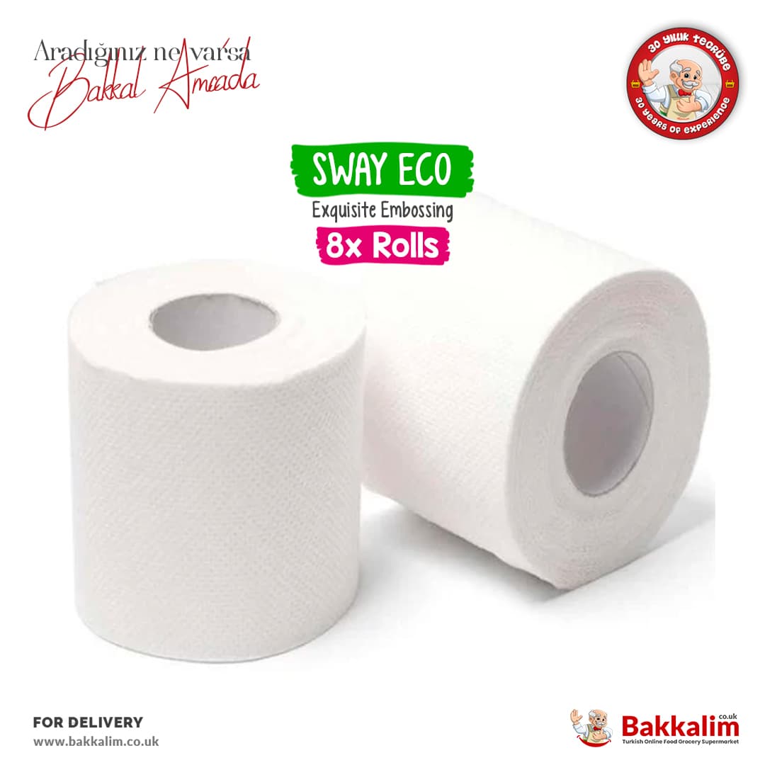 Sway Eco Ultra Soft Tuvalet Kağıdı 8 Rulo