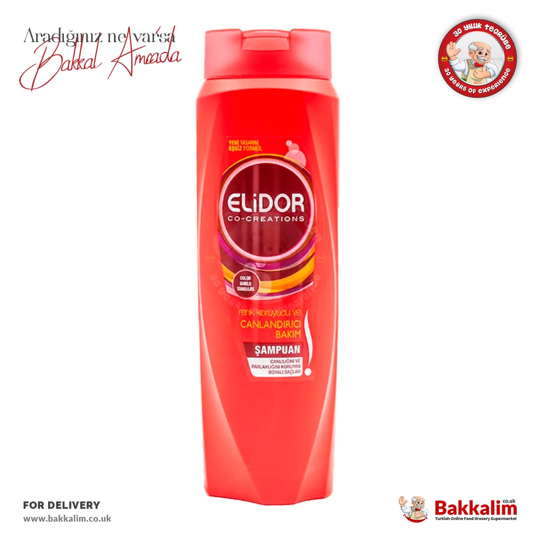 Elidor Renk Koruyucu ve Canlandırıcı Bakım Şampuanı 500 ml