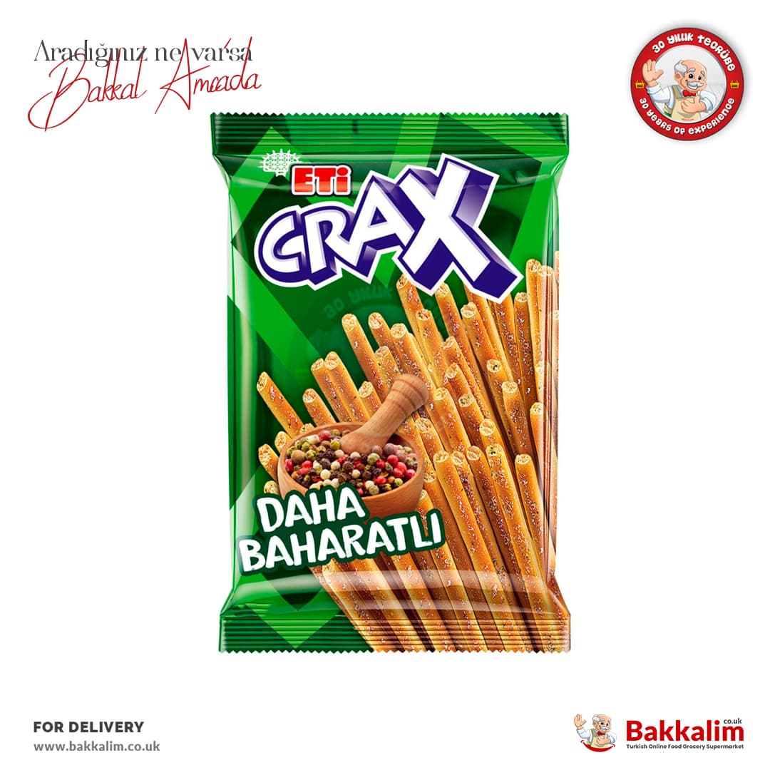 Eti Crax Daha Baharatlı Çubuk Kraker 50 Gr