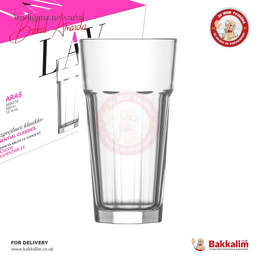 LAV Aras Meşrubat Bardağı 360 cc 3 Adet