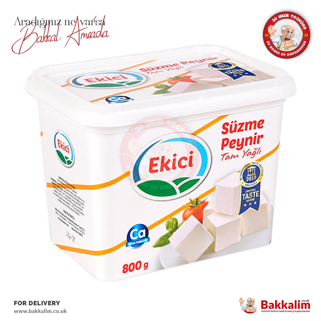 Ekici Süzme Peynir Tam Yağlı 800 Gr