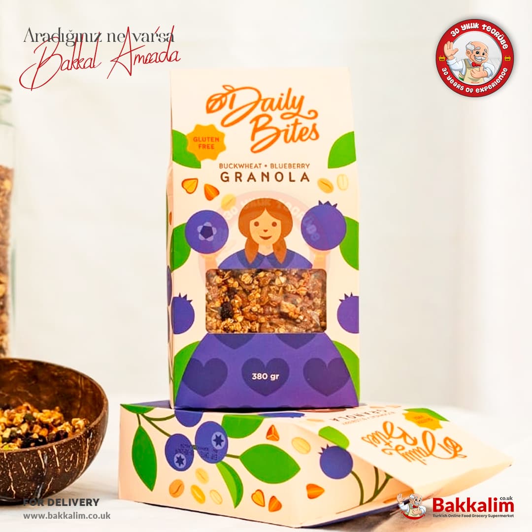 Daily Bites Granola Karabuğday ve Yaban Mersini 380 Gr