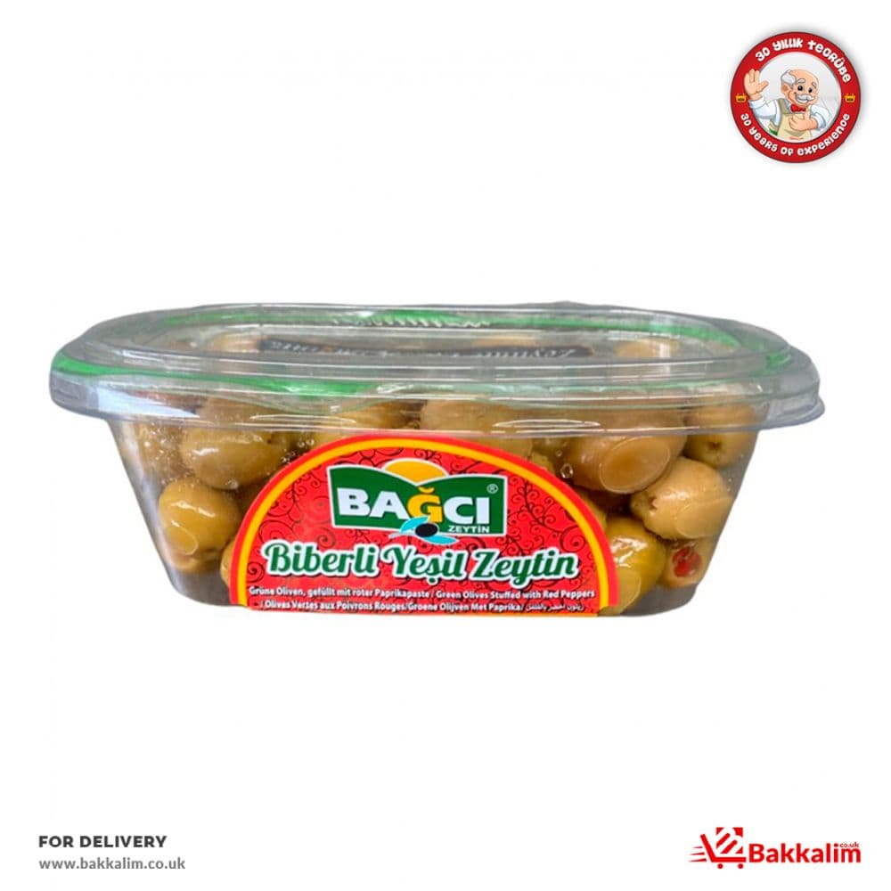 Bağcı Biberli Yeşil Zeytin 400 Gr