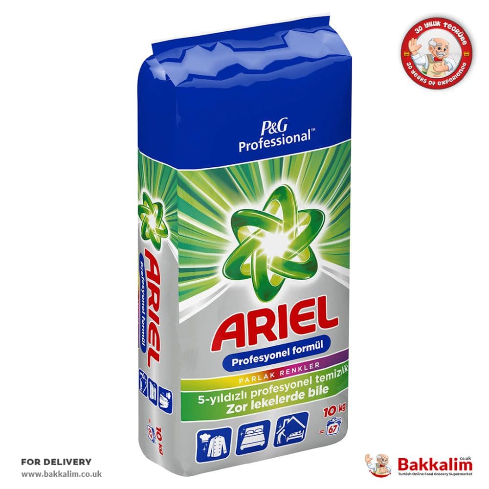 Ariel Aqua 10 Kg Renkliler Için Çamaşır Deterjanı